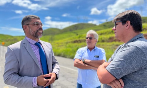 Deputado Jari acompanha técnicos do DER em nova vistoria na Rodovia do Contorno em Volta Redonda